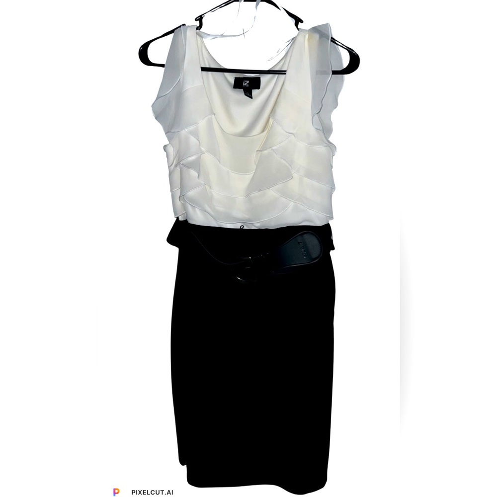 NWT Black and white professional suit dress
